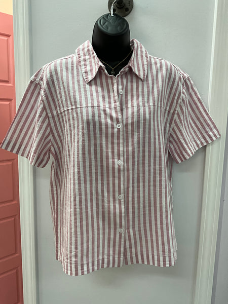 Sidney Slub Crop Cosmetic Pink