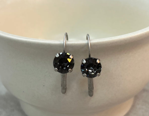 Jess Earrings Silver Night