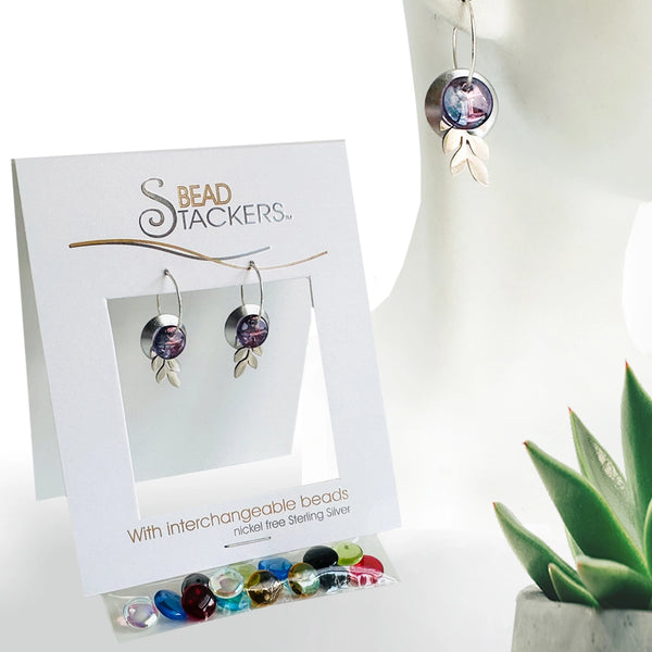 Leaf Bead Earrings