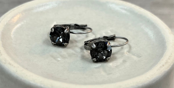 Jess Earrings Silver Night