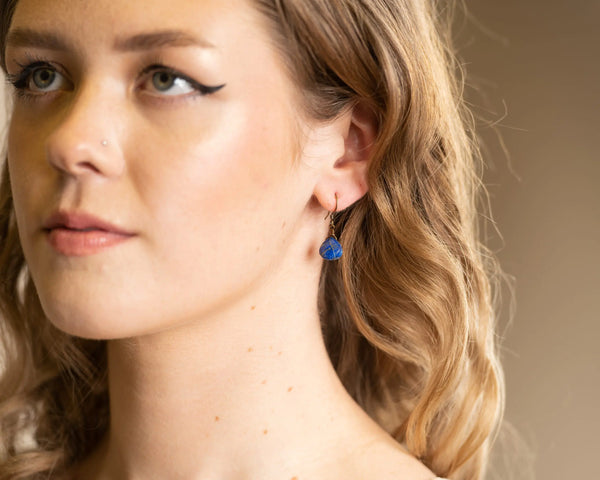 Lapis Briolette Earrings