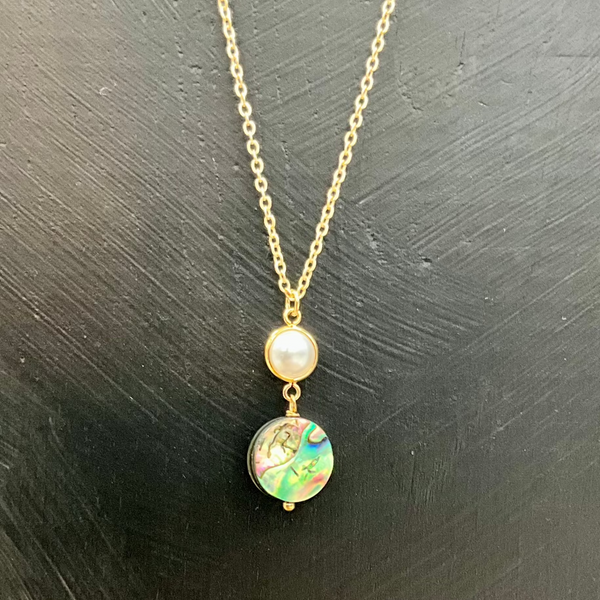 Abalone & Pearl Necklace