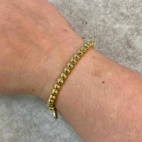 Gold Ball Bracelet
