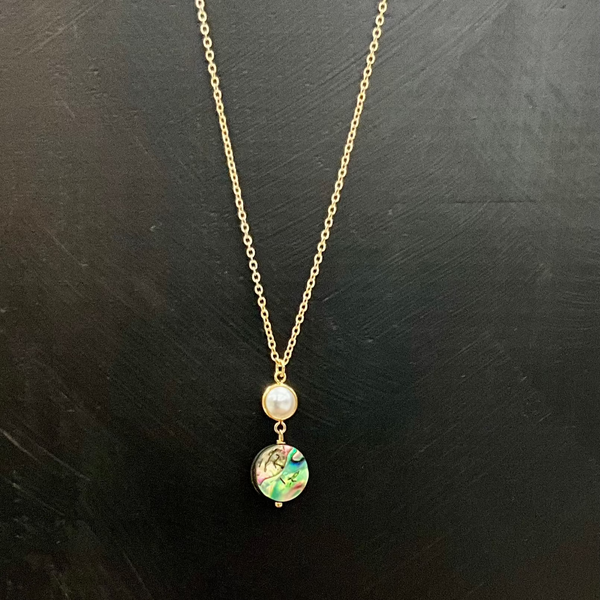 Abalone & Pearl Necklace