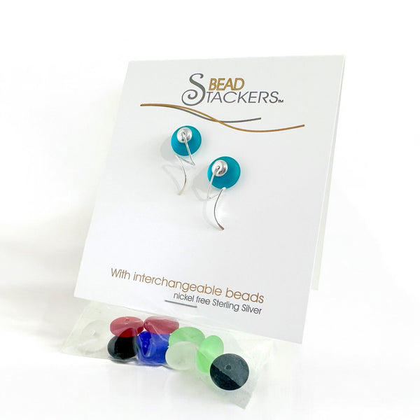 Swirl Bead Earrings