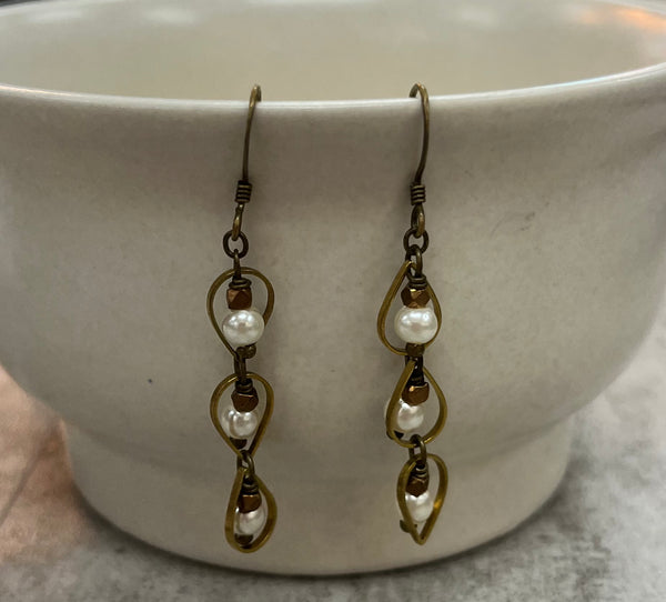 Pearl Trio Earrings