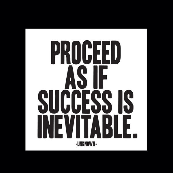 Success Is Inevitable Magnet
