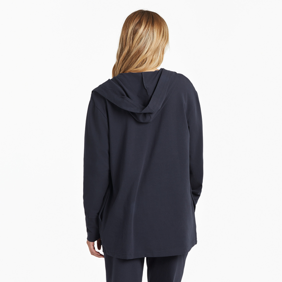 Flex Cardigan Ink Blue