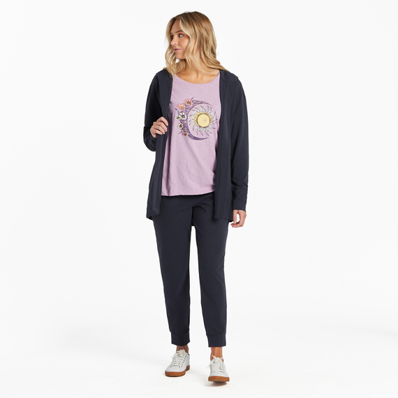 Flex Cardigan Ink Blue