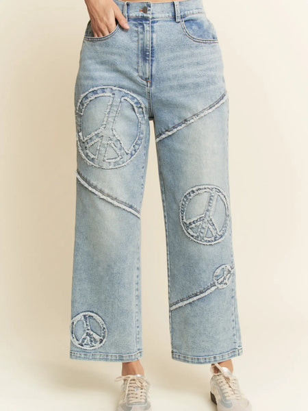 Peace Out Jeans