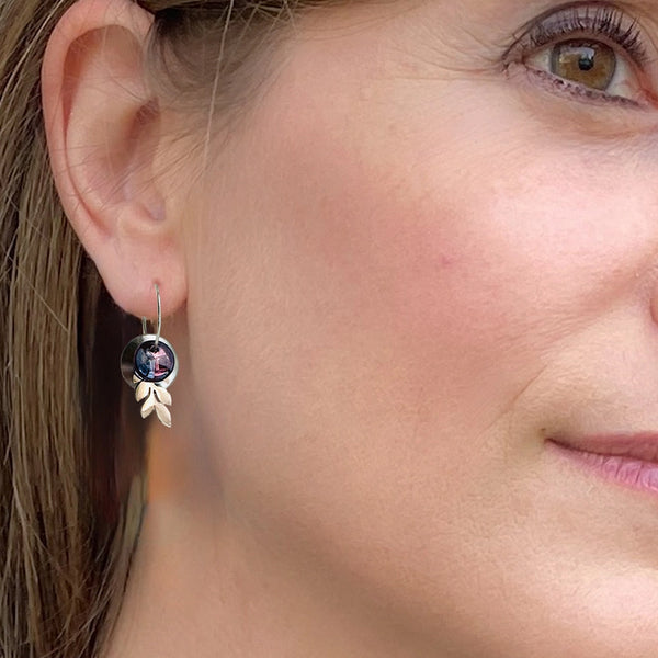 Leaf Bead Earrings