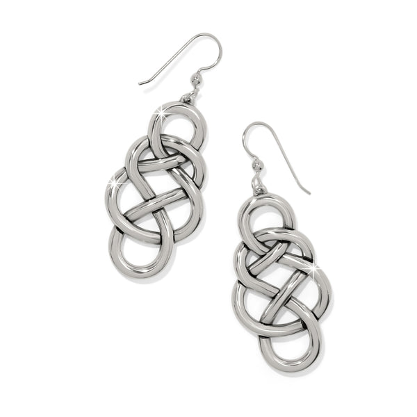 Interlok Braid Drop Earrings