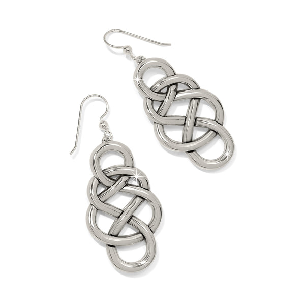 Interlok Braid Drop Earrings
