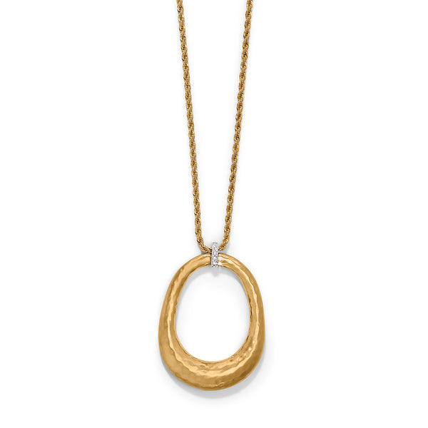 Meridian Geo Pendant Gld Neck