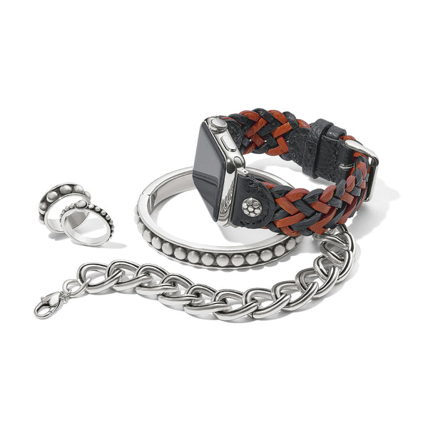 Rory Watch Band Black/Luggage