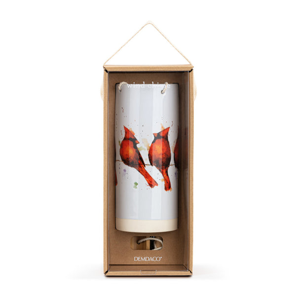 Cardinals on a Wire Windchime