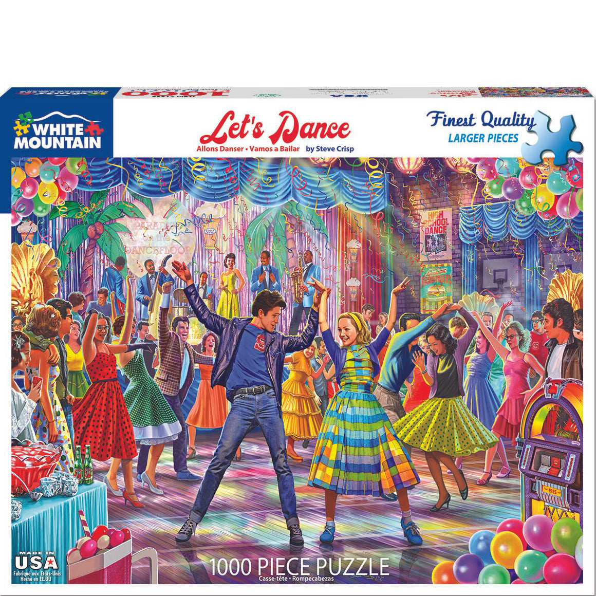 White Mountain Jigsaw Puzzles: Let's Dance – Peace by Piece Co.