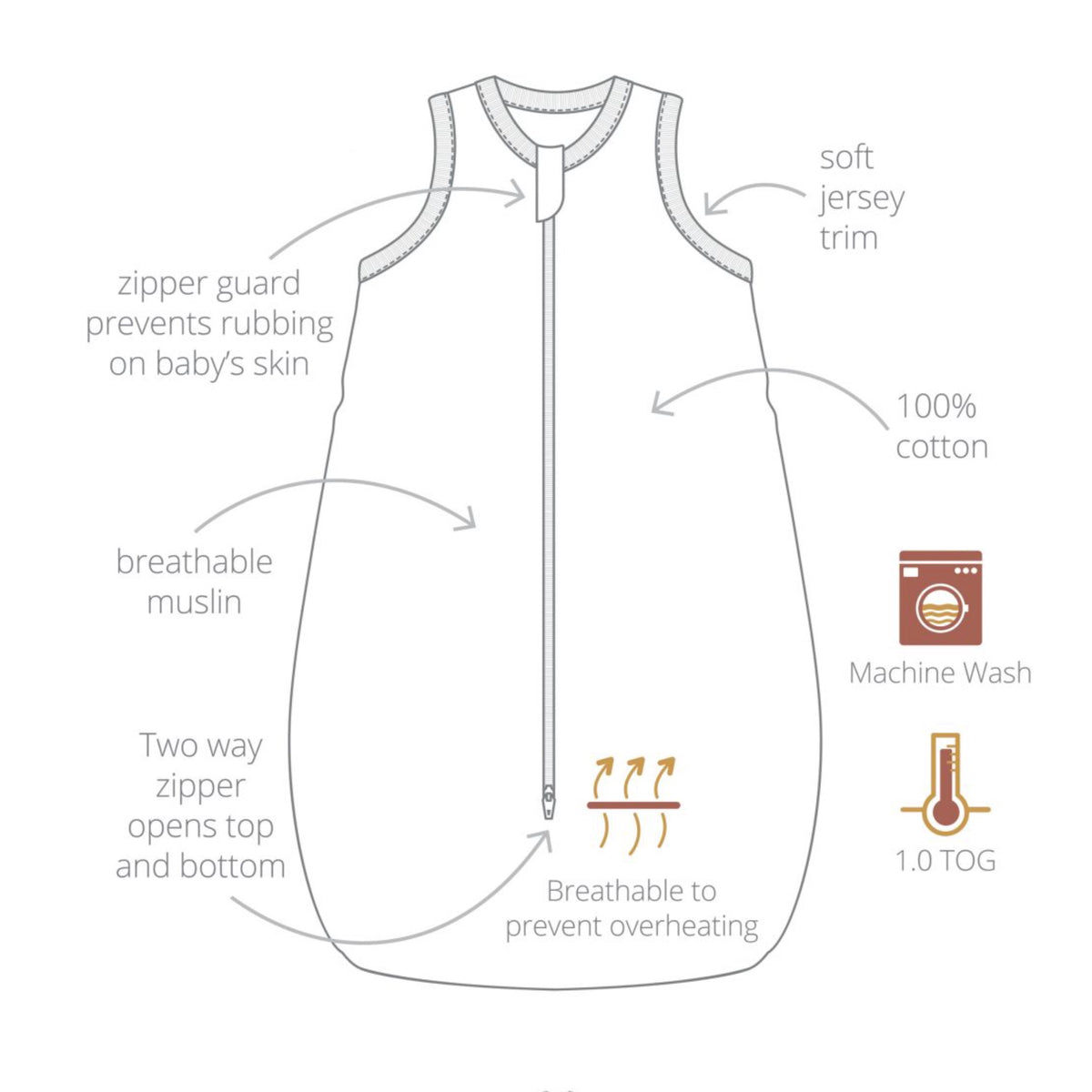 Sleepsack Peace by Piece Co.