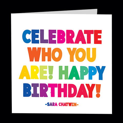 Celebrate Who You Are Card