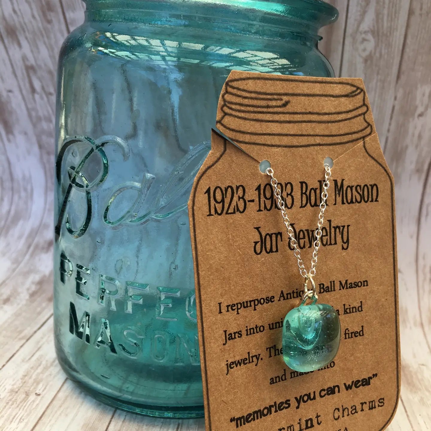 Ball Mason Jar Necklace