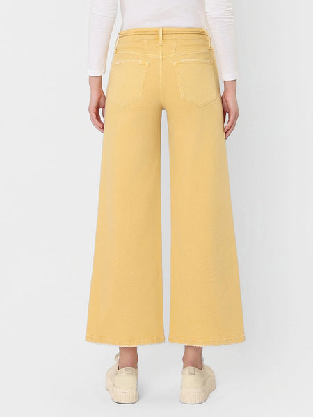 Marigold Hi Rise Wide Leg Crop
