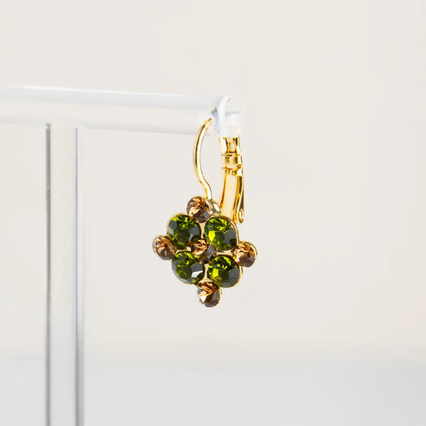 Pansy Green Room Earrings