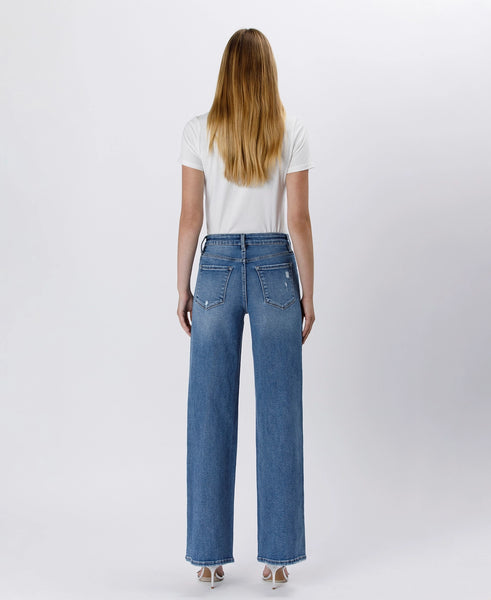 High Rise Baggy Wide Jeans