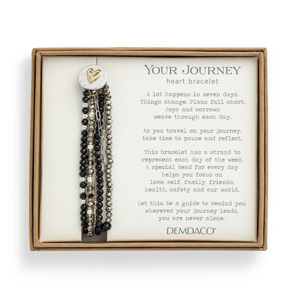 Beaded Love Bracelet Black