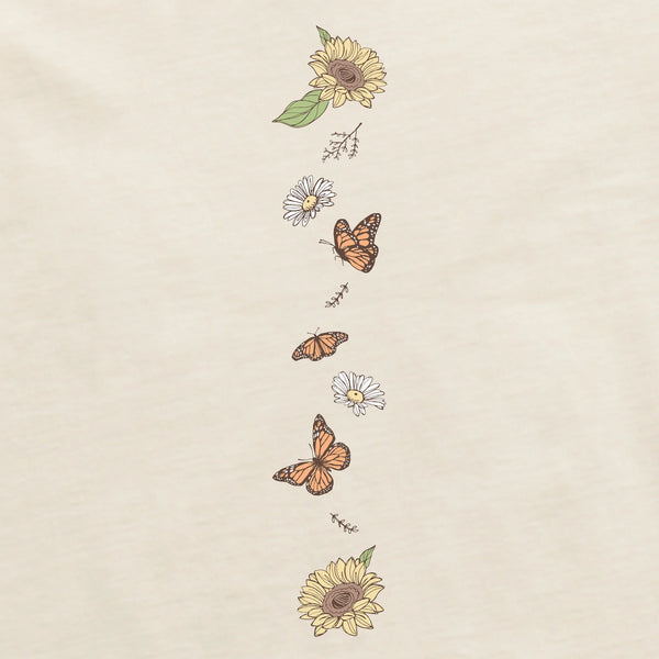 Sunflower Monarch Tee