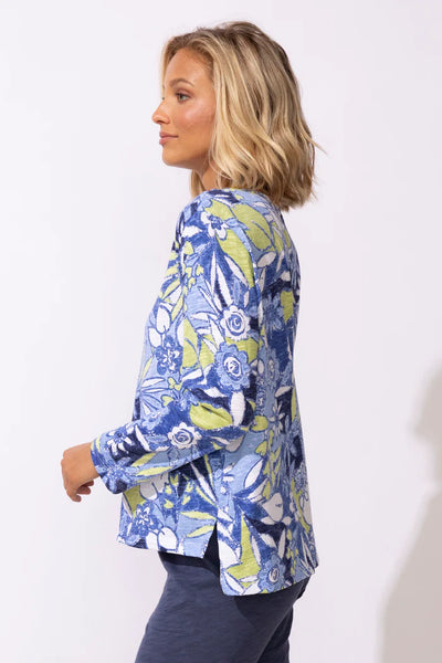 Fiji Floral Boxy Tee