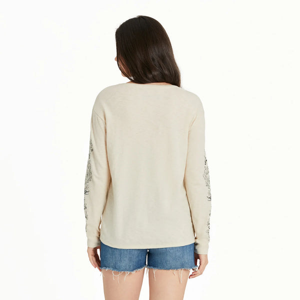 Mushroom Garden Slub Top