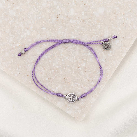 Breathe Blessing Bracelet Purp.