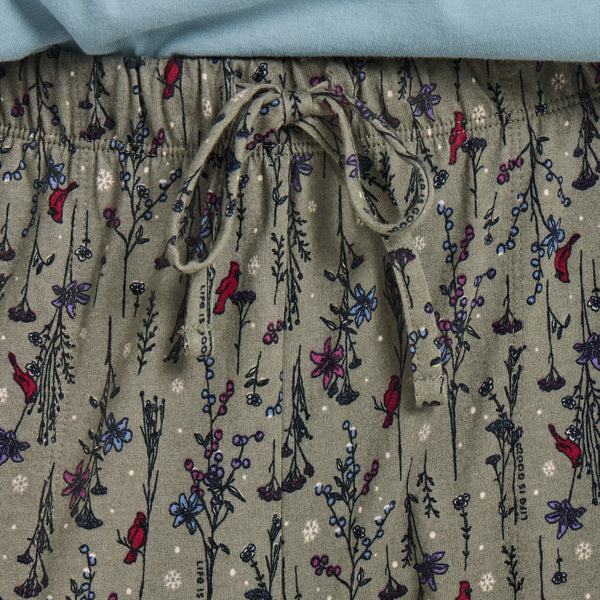 Cardinal Wildflower Sleep Pants
