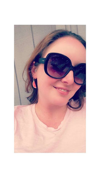 Watermelon Slice Earrings