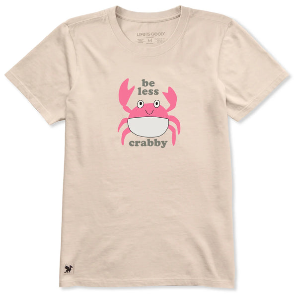 Be Less Crabby Birch White Tee