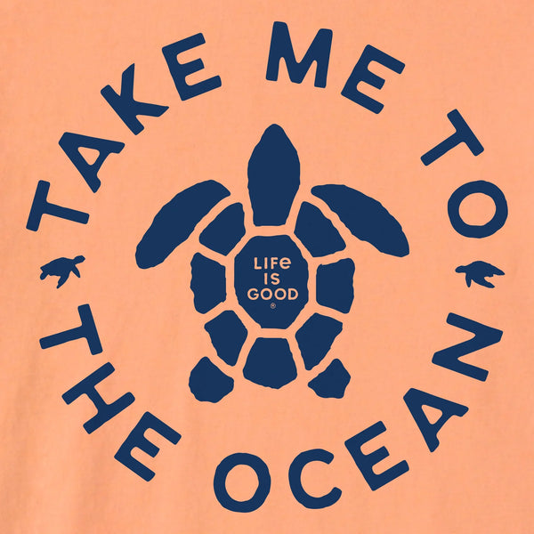 Take Me To The Ocean Orange Tee