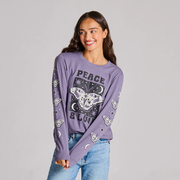 Peace & Love Butterfly Tee