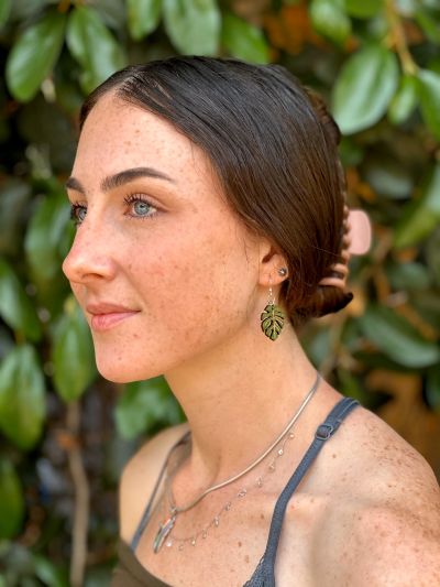 Philodendron Earrings
