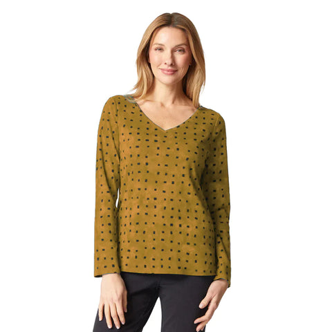Avocado V-Neck Top