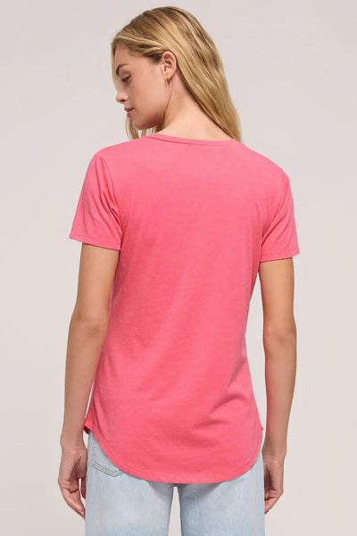 Disco Pink Pocket Tee