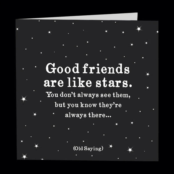 Good Friends Stars Card