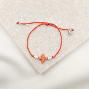 Simply Faith Bracelet Orange