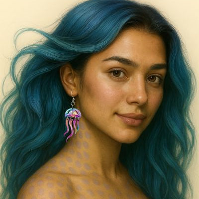 Jellyfish Dangle Earrings