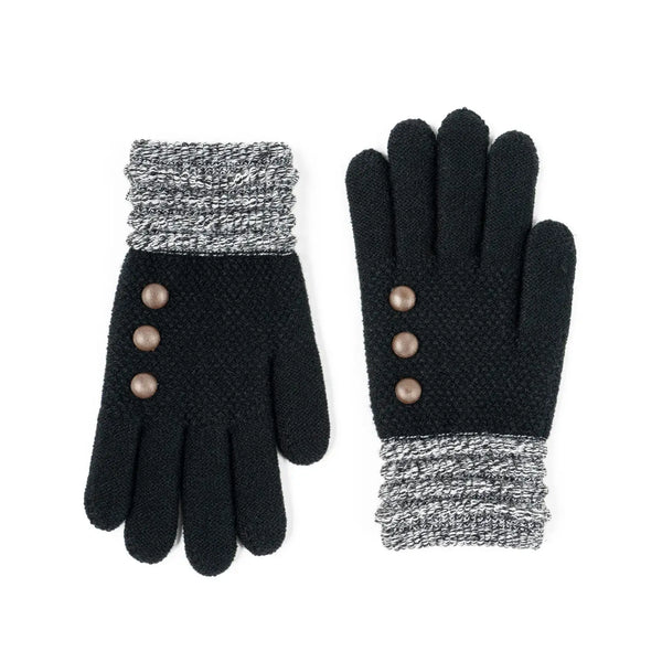 Button Detail Gloves