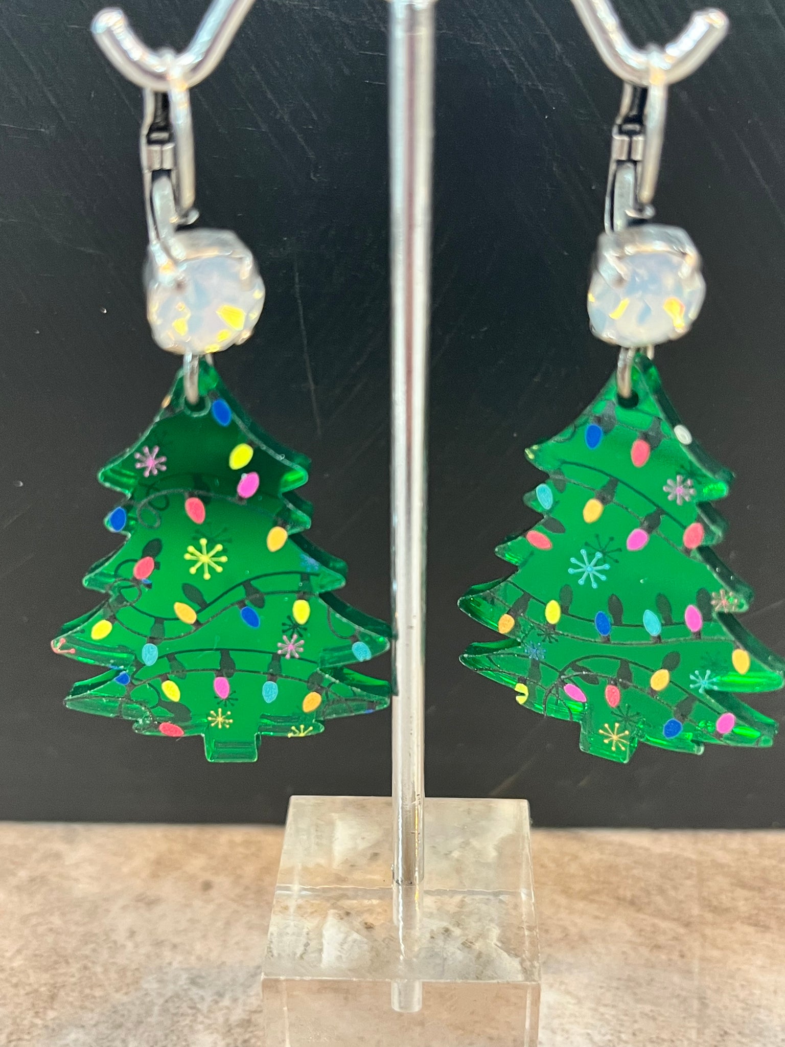 Lighted Trees Earrings