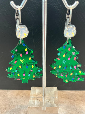 Lighted Trees Earrings