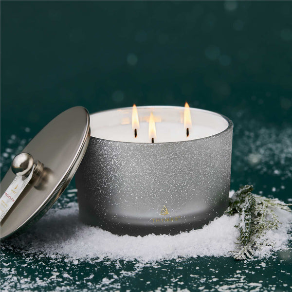 Frasier Fir 3 Wick Flock Candle