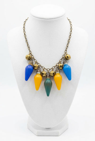 Vintage Bulb/Bells Necklace