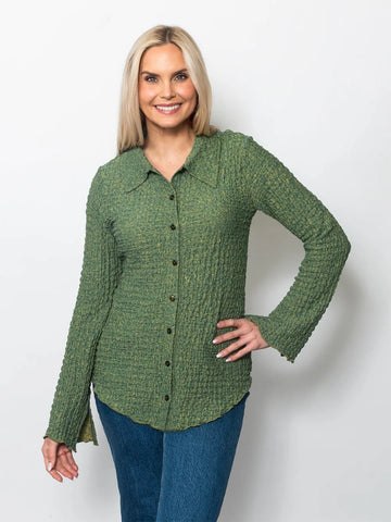Fern Button Top