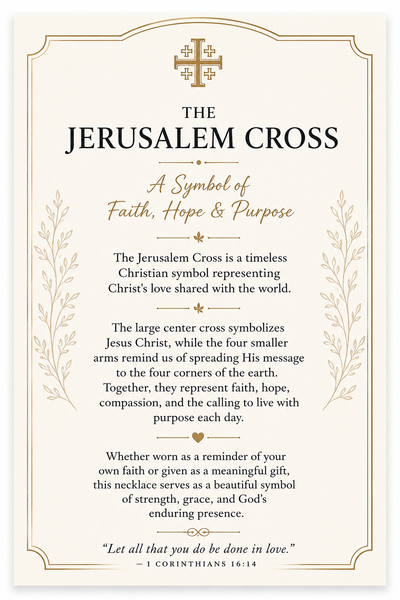 Jerusalem Cross Necklace